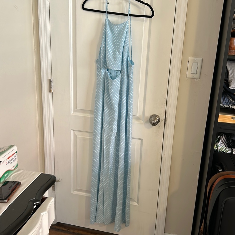Long cut out dress